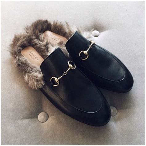 gucci loafer heel less|gucci loafers fluffy.